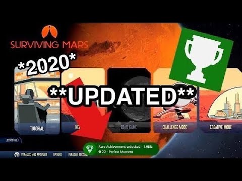 HOW TO UNLOCK ALL SURVIVING MARS ACHIVEMNTS !!! 2021