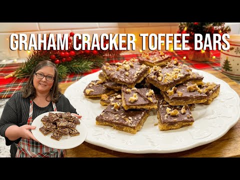 Old-Fashioned Graham Cracker Toffee Bars—So Simple & So Good!
