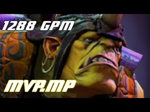 Dota 2 | MVP.MP plays Alchemist | 1288 Gpm | Ranked match | 6.86 map