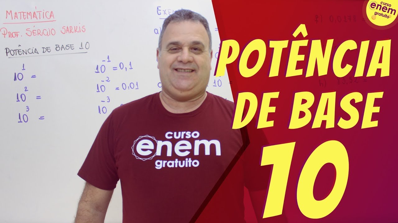 POTÊNCIA DE BASE 10 | Resumo de Matemática para o Enem