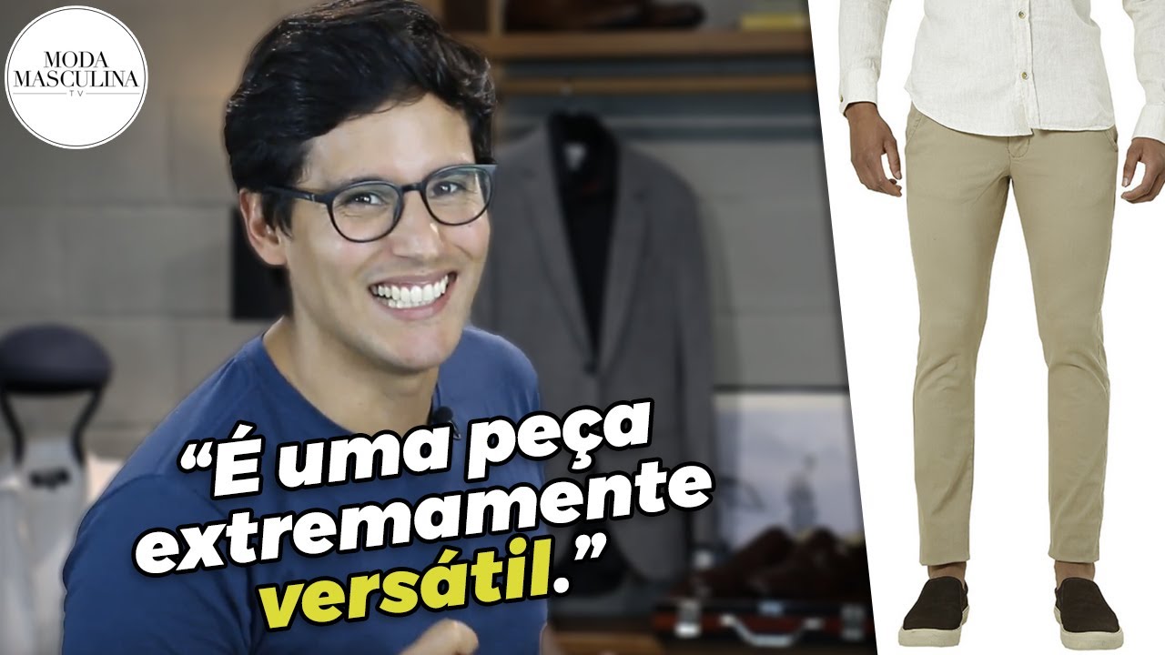 Dicas para combinar calça caqui masculina