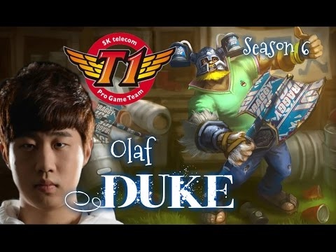 SKT T1 Duke OLAF Top vs Ryze - Patch 5.24 KR | League of Legends