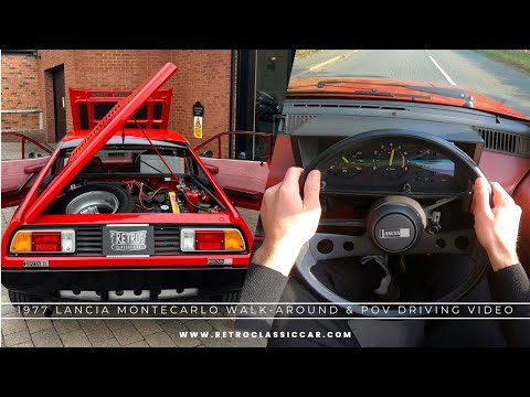 1977 Lancia Beta Montecarlo Manual POV Driving Video & Walk-around | Fully Restored For Sale