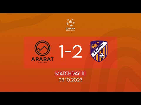 IDBank Premier League. Matchday 11. FC Ararat-Armenia - FC Urartu (03.10.2023)