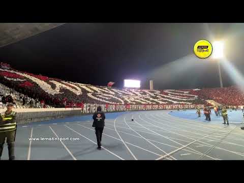 جماهير الوداد تبهر بتيفو خيالي وأهازيج أشعلت مدرجات الملعب