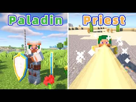 LuluBelleMC - 10 + Amazing Minecraft Mods (Paladins & Priests) For 1.19.2, 1.19.4 and other versions !