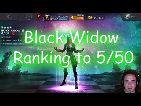 Black Widow up to Rank 5 / Level 50 - Marvel Contest of Champions