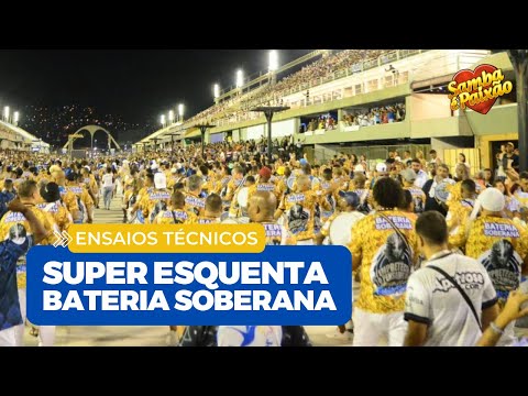 Beija-Flor 2022: Ensaio Técnico || Super Esquenta Bateria Soberana