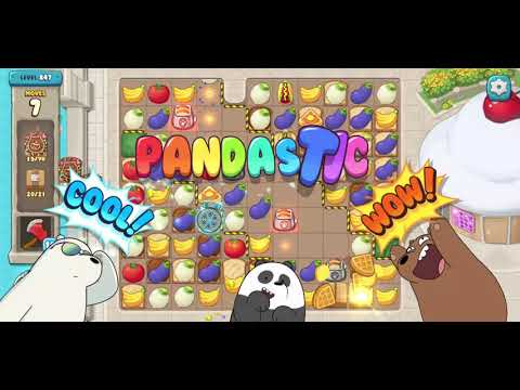 We Bare Bears Match3 Repairs Level 847 - No Boosters