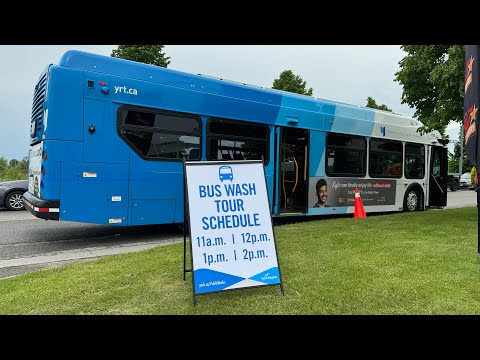[SPECIAL] YRT - Bus wash and YRT North Division facility tour (New Flyer XE40 e2106)