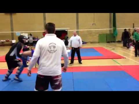 Falcon kickboxing Alex Lenos Alexandrou K1 first r