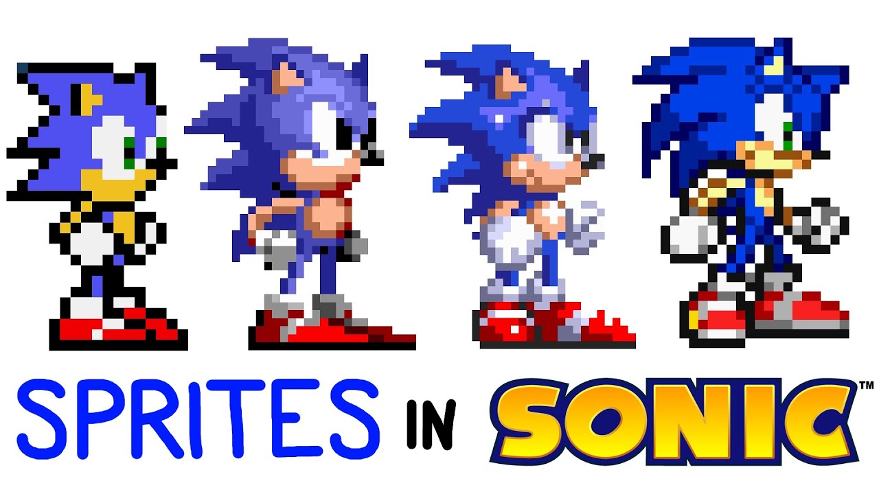 The Evolution of Sonic Sprites