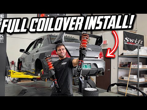 MITSUBISHI EVO 8/9 COILOVER INSTALL!! | RIACTION USA