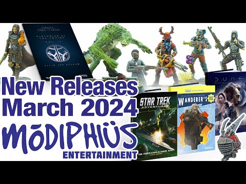 Modiphius New Releases - March 2024