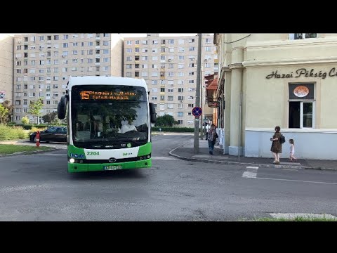 Az egyetlen 15-ös busz ami érinti Diósgyőrt és Berekalját || Volt villamos hurkon át 🚦🚧