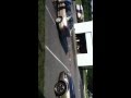 Ford Mustang And Chevy Cavalier Going On A Dirt Bike Course