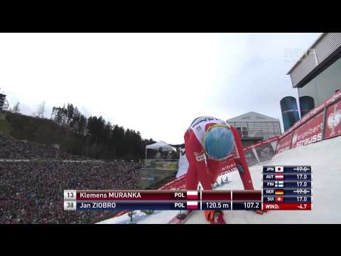 Jan Ziobro (38) vs Klemens Murańka (13) - 1seria - Innsbruck 2014 (HD)