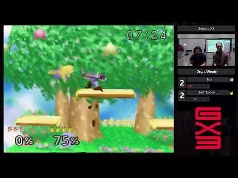 Genesis X3 Top 16 Grand Finals Isai (Link) vs Josh Brody (L) (Pikachu) Smash 64 SSB64