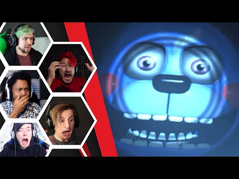 Lets Player's Reaction To The Bon-Bon Scary Moments & Jumpscares - FNAF Sister Location