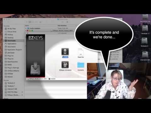 Pro Tools in PJ's - Installing EZ Keys Demo