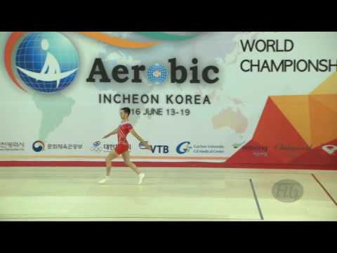 GUL Nihatcan (TUR) - 2016 Aerobic Worlds, Incheon (KOR) - Qualifications Individual Men