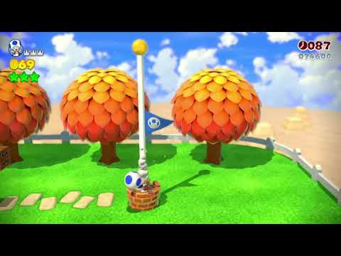 Super Mario 3D World [Switch] 10-4 Itemless Speedrun - Time: 13 (Tied WR)