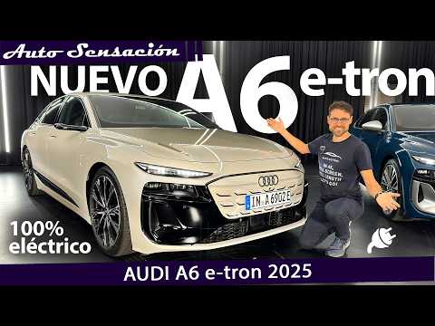 Presentación AUDI A6 e-tron 2024 🔌🇩🇪 Cambio radical para convertirse en eléctrico.