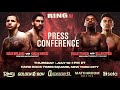 Berlanga Vs Sheeraz Stevenson Vs Zepeda RING III PRESS CONFERENCE