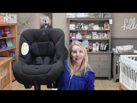 Maxi-Cosi Romi 2-in-1 Convertible Car Seat, Infant Baby Seat, Rear & Forward Facing, 5-40 lbs, 30-50 lbs, Lightweight, Latch Installation, Machine-Washable, Travel-Ready, Sea Shadow video review thumbnail