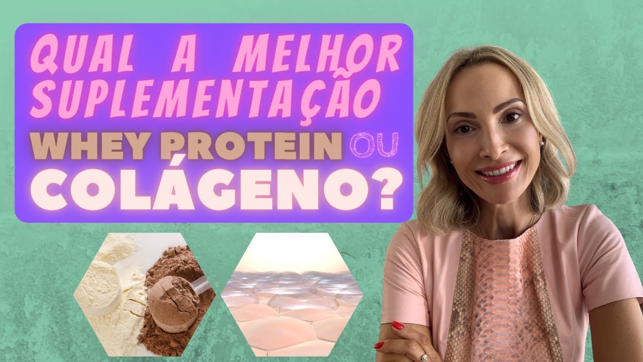Qual a melhor suplementação whey protein ou colágeno