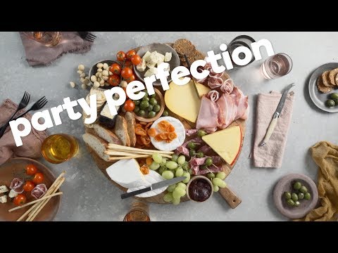 How to plate a cheese & meat platter like a food...