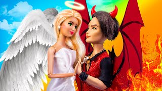 Angel and Demon Love Story / 11 Barbie Doll DIYs