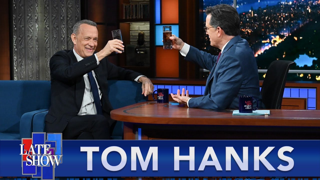 â€œThe Diet Cokagneâ€ - Tom Hanks Pours Stephen The New Cocktail He Invented - YouTube