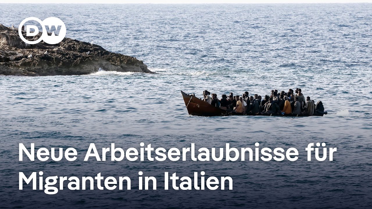 Neue Arbeitserlaubnisse für Migranten in Italien | DW Nachrichten