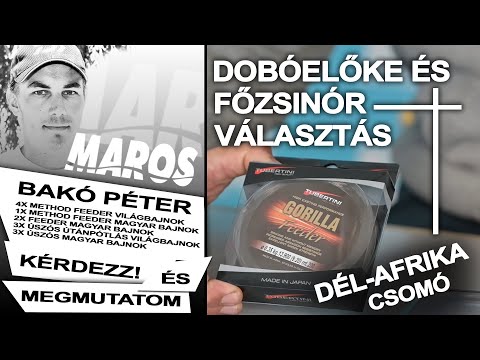 Kérdezz-Megmutatom 5.rész: Dobóelőke és főzsinór választás