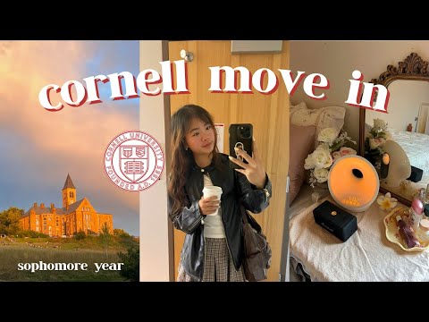 cornell move-in vlog (unboxing, o-week, dorm tour) | sophomore year