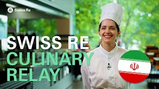 Swiss Re culinary relay: employee becomes a chef for a day sharing Iranian cuisine