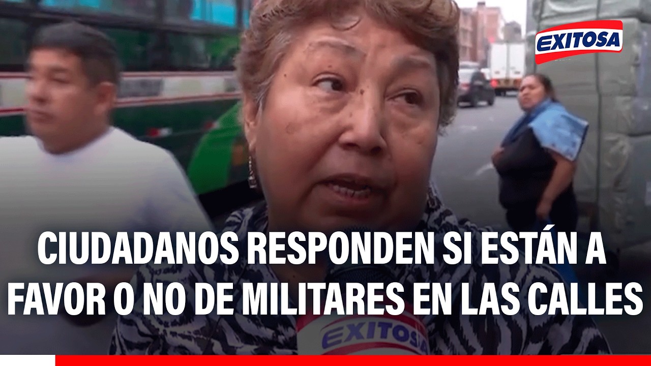 🔴🔵 Ciudadanos reaccionan a posible presencia de militares en calles y transporte público