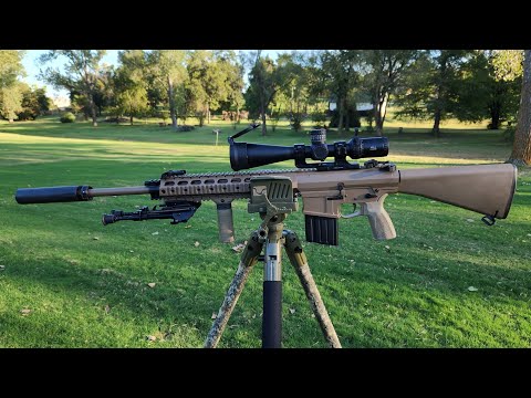 Sabre 10 PSA M110 poor man's clone in forest @PalmettoStateArmoryVideos  #ar10 #gun #asmr