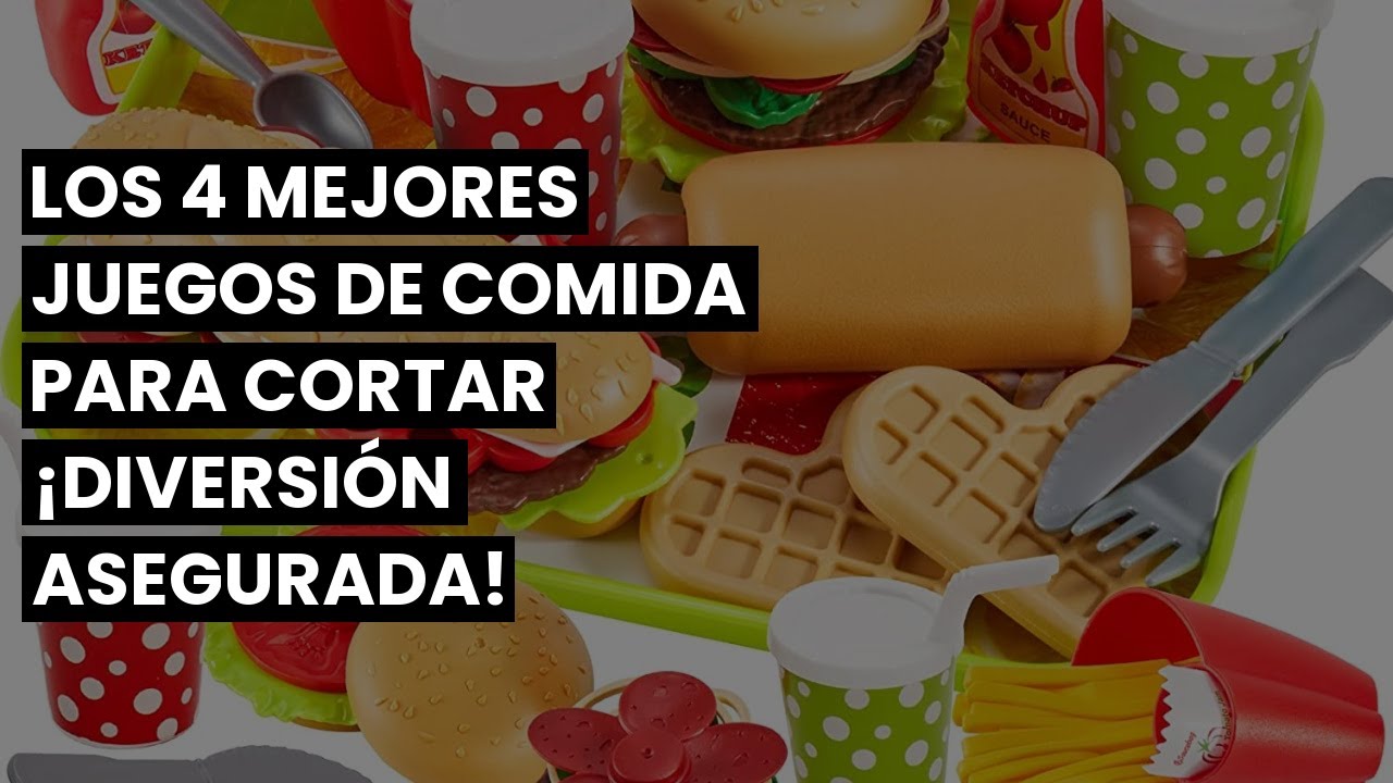COMIDA JUGUETE PARA CORTAR: Los 4 mejores juegos de comida para cortar ¡diversión asegurada! 💥