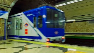 🚇 CLASS 5500 departing ARTILLEROS (Madrid metro)