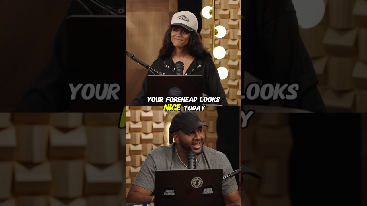 Aww look at Rachel and Van giving each other compliments ☺️❤️#higherlearningpodcast #stephenasmith