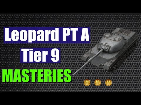 Leopard PT A Tier 9 / Masteries / World of Tanks Blitz