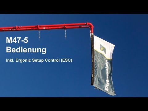 Putzmeister: M47-5 Bedienung (ESC)