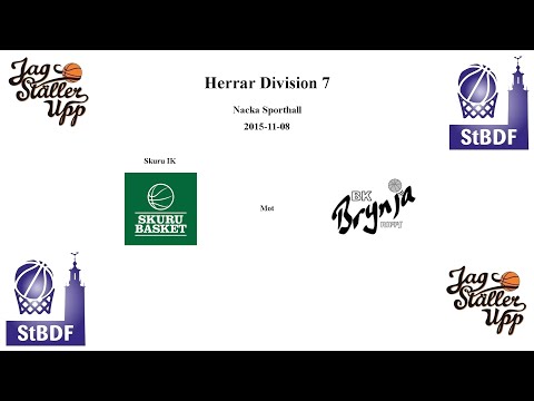 Skuru Basket (Herr C-lag) mot BK Brynja Riffs - 2015-11-08