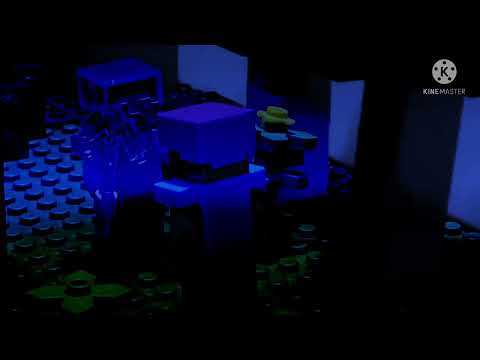 Minecraft, but glass tools exist? (a stop motion by hybridnoob123)