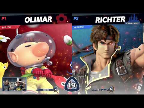 Helluva Weekly #19 - SSB100 (Olimar) Vs. YHG|Sawtooth (Richter) - Losers Finals