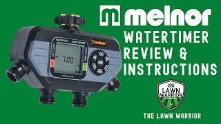 Melnor Automatic FOUR zone water timer : How to program Melnor water timer #melnorwatertimer #melnor