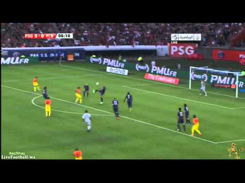 Gol de Rafinha Alcántara - Paris Saint Germain 0 - 1 Barça (04/08/2012)