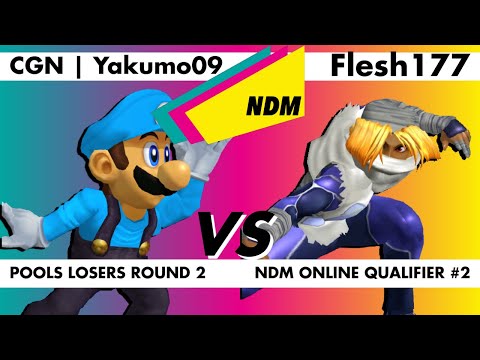 NDM Online Qualifier #2 - CGN | Yakumo09 (Luigi) vs. Flesh177 (Sheik)